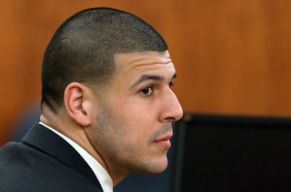 Illustration for article titled Aaron Hernandez Got A New Neck Tattoo In Prison